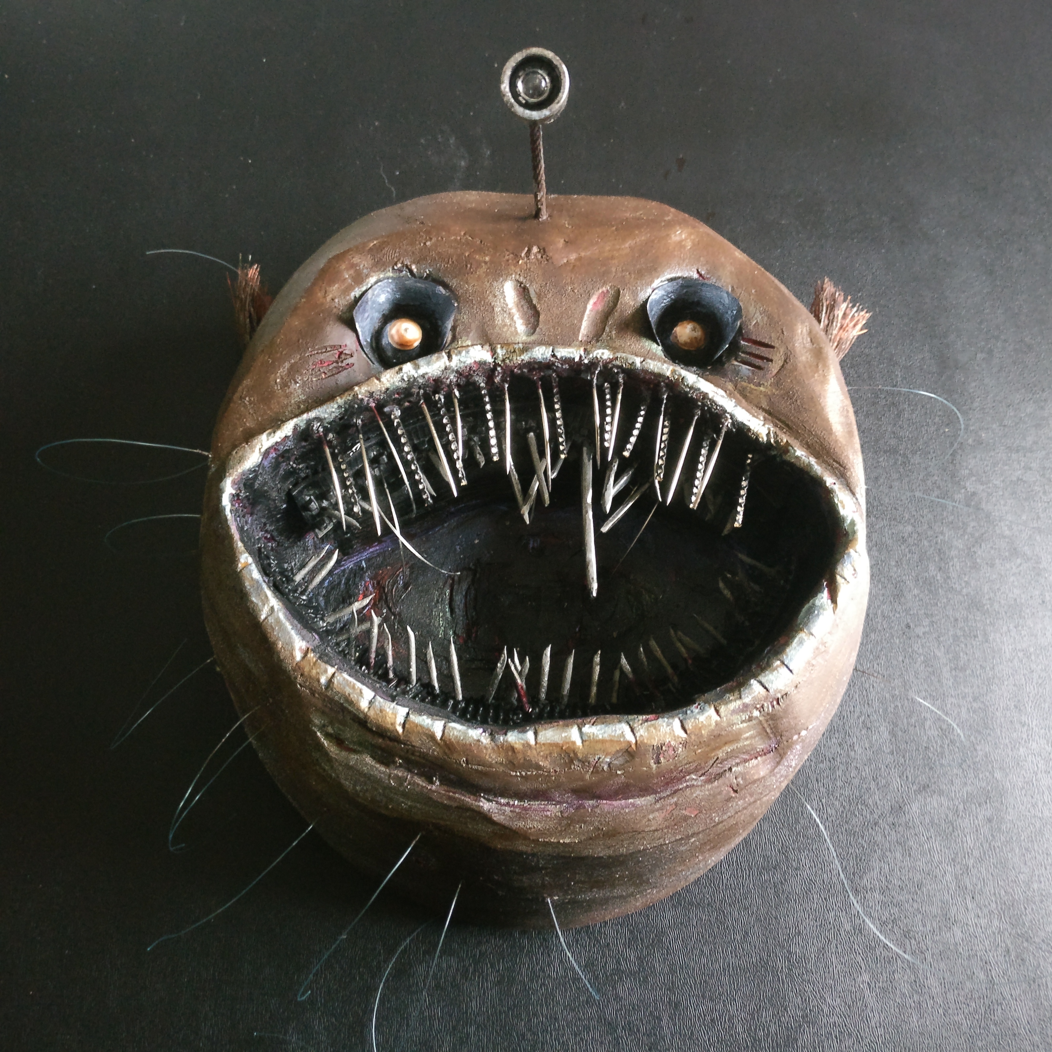Carved Angler Fish, Stephanie Miserlis
